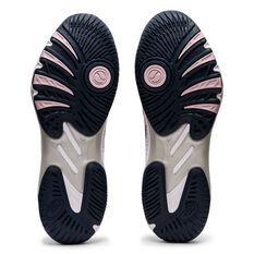Asics GEL Netburner Ballistic FF 2 Womens Netball Shoes, Blush/Silver, rebel_hi-res