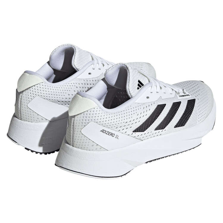 adidas Adizero SL Womens Running Shoes, White/Black, rebel_hi-res