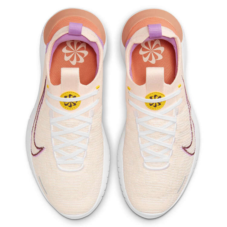 Nike Free Run Flyknit Next Nature Womens Running Shoes, Pink/Purple, rebel_hi-res