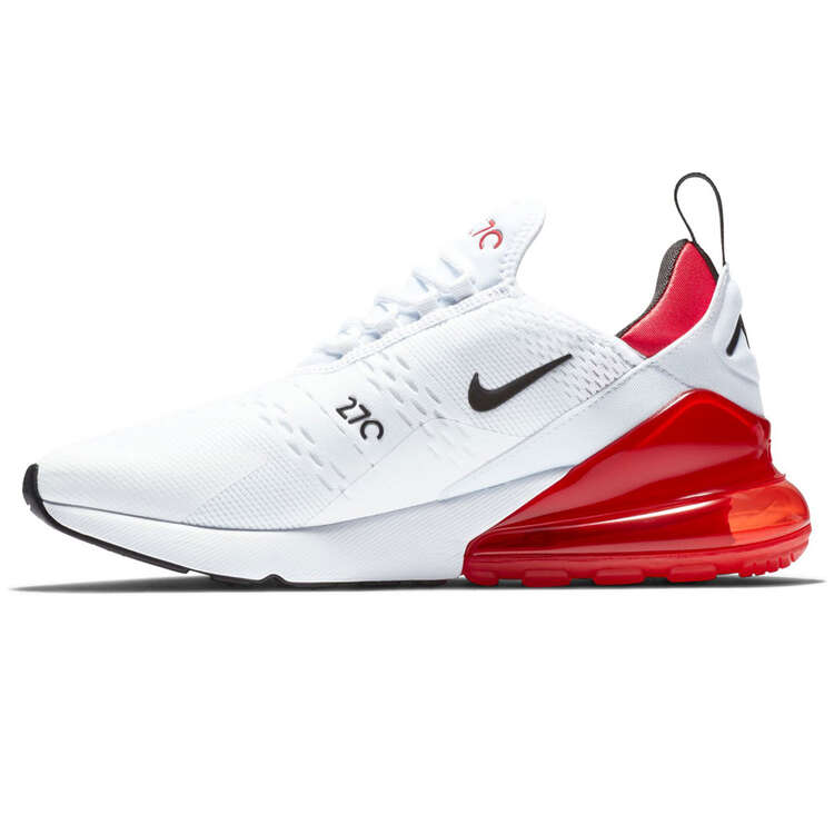 Nike Air Max 270 Mens Casual Shoes White/Red US 7, White/Red, rebel_hi-res