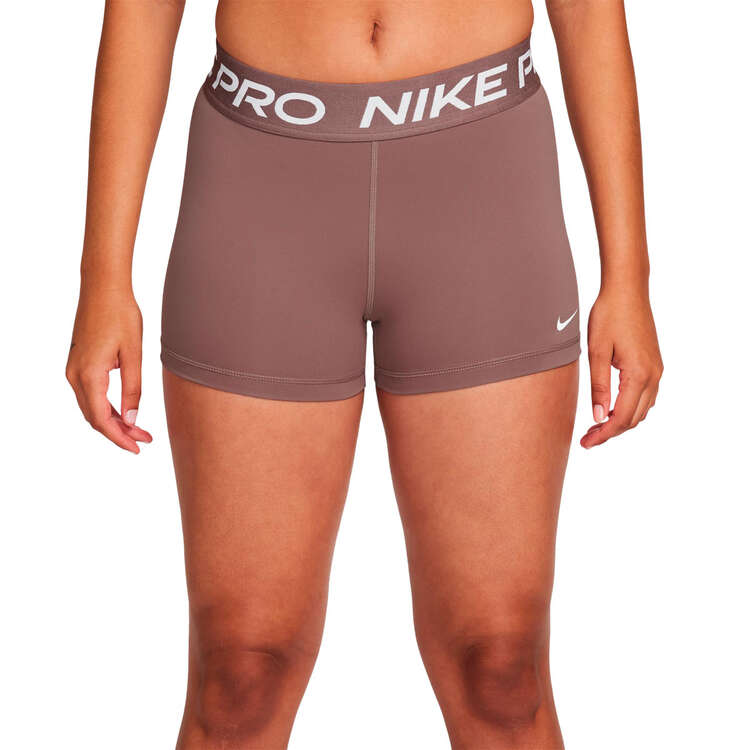 Nike Pro Womens 365 3 Inch Shorts, Mauve, rebel_hi-res