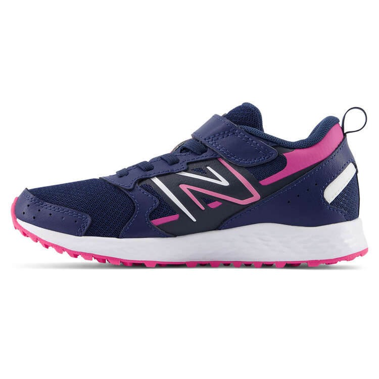 New Balance Fresh Foam 650 v1 PS Kids Running Shoes Navy/Pink US 11, Navy/Pink, rebel_hi-res