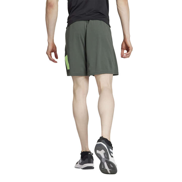 adidas Mens Train Essentials Logo Training Shorts Green XS, Green, rebel_hi-res