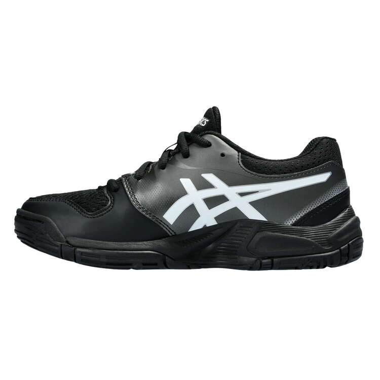 Asics GEL Netburner 20 GS Kids Netball Shoes Black US 12, Black, rebel_hi-res