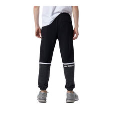 New Balance Mens Amplified Track Pants, Black, rebel_hi-res