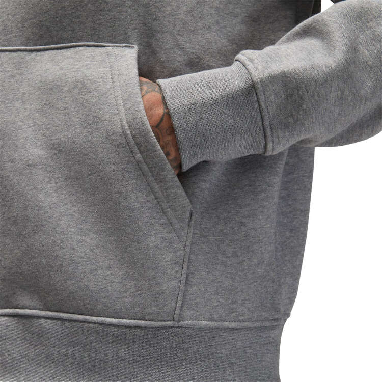 Jordan Mens Essentials Fleece Pullover Hoodie, Grey, rebel_hi-res