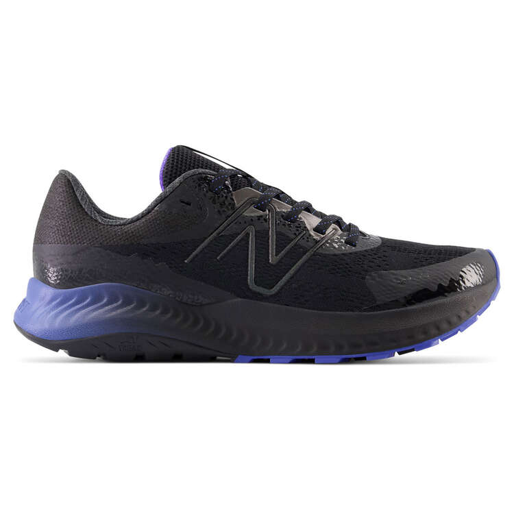 New Balance DynaSoft Nitrel v5 Mens Trail Running Shoes Black/Purple US 7, Black/Purple, rebel_hi-res