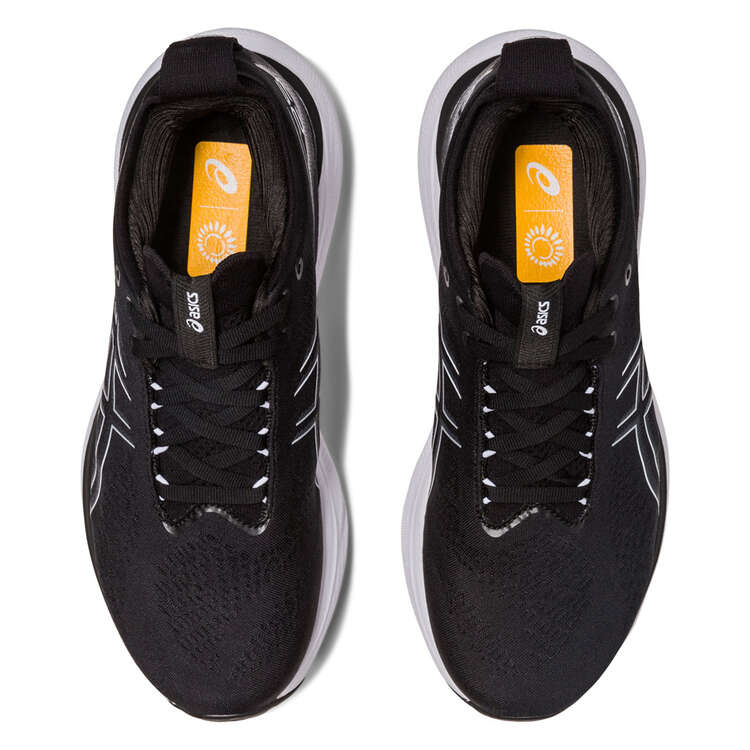 Asics GEL Nimbus 25 D Womens Running Shoes, Black/Silver, rebel_hi-res