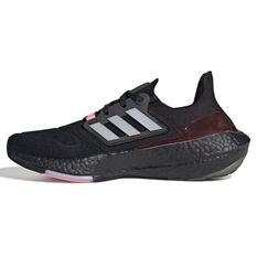 adidas Ultraboost 22 Womens Running Shoes Black/Pink US 6, Black/Pink, rebel_hi-res