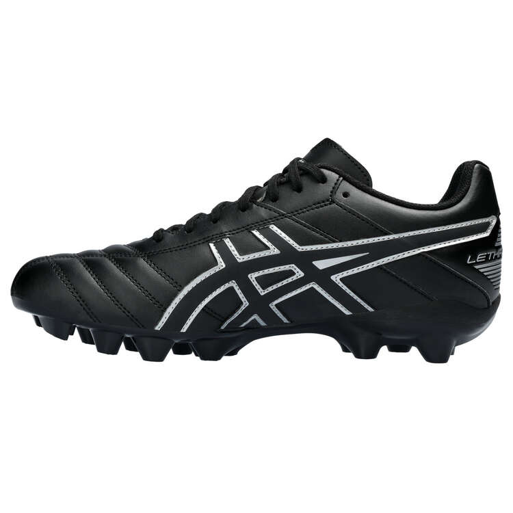 Asics Lethal Speed RS 2 Football Boots Black/Silver US Mens 7 / Womens 8.5, Black/Silver, rebel_hi-res