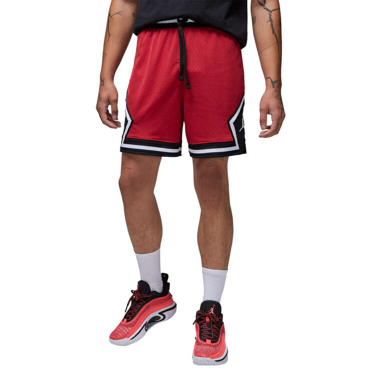 Jordan Mens Diamond Shorts, Red, rebel_hi-res