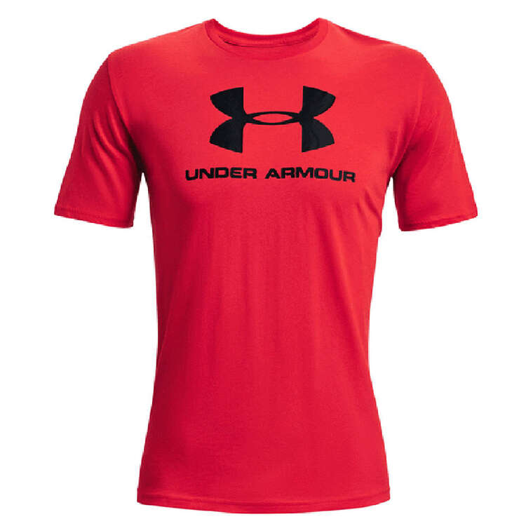 Under Armour Sportstyle Left Chest Tee Red L, , rebel_hi-res