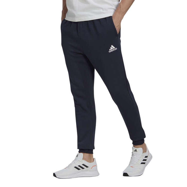adidas Mens Essentials Feelcozy Track Pants, Navy/White, rebel_hi-res