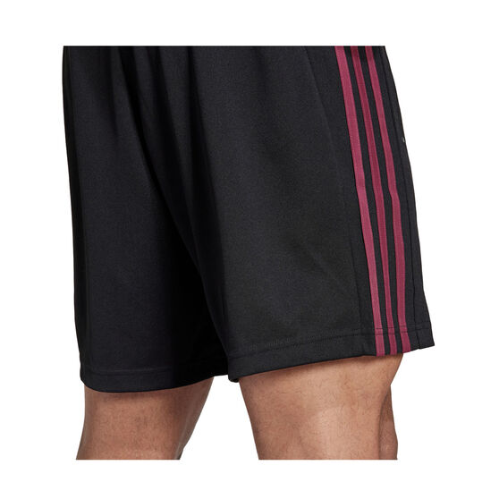 adidas Mens Designed To Move 3-Stripes Shorts, Black, rebel_hi-res