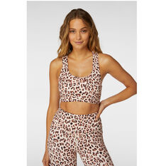 L'urv Womens Lola Leopard Crop Pink XS, Pink, rebel_hi-res