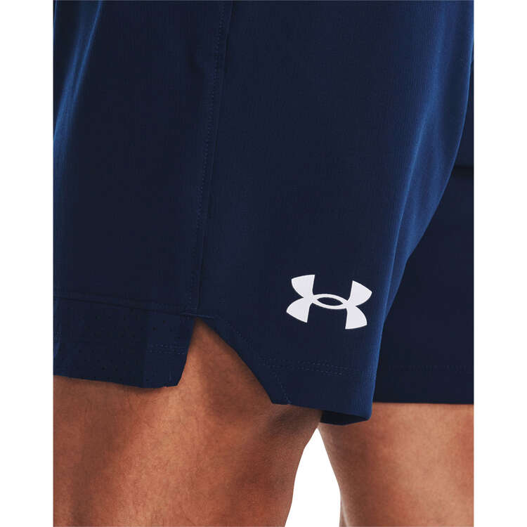 Under Armour Mens UA Vanish Woven 6-inch Shorts, Blue, rebel_hi-res