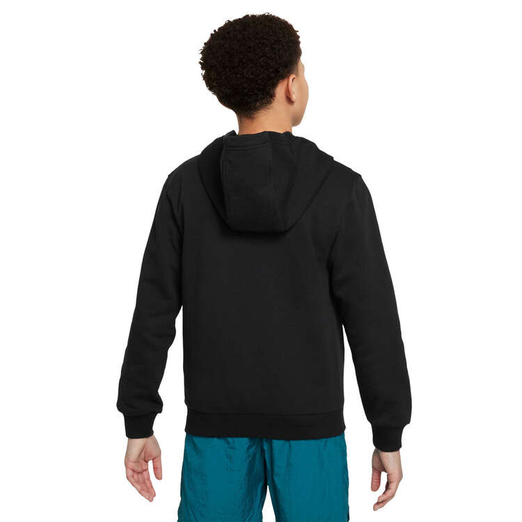 Nike Kids Sportswear Club Fleece Pullover Hoodie Black XS, Black, rebel_hi-res