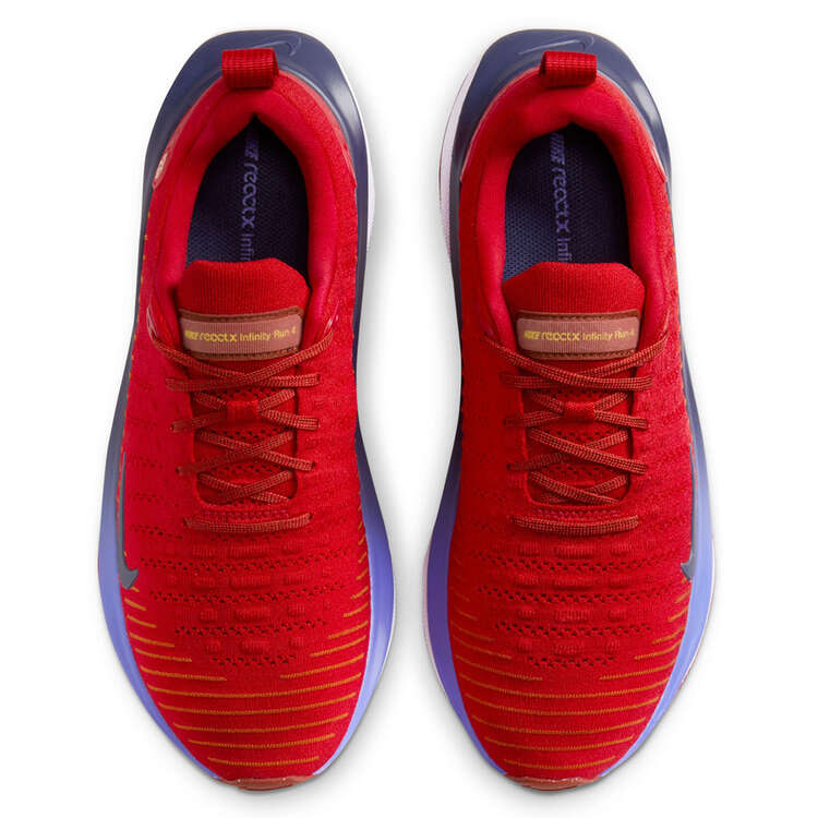 Nike InfinityRN 4 Mens Running Shoes, Red/Blue, rebel_hi-res