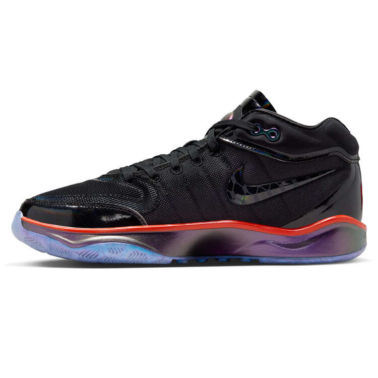 Nike Air Zoom G.T. Hustle 2 Greater Than Ever Basketball Shoes, Black/Red, rebel_hi-res