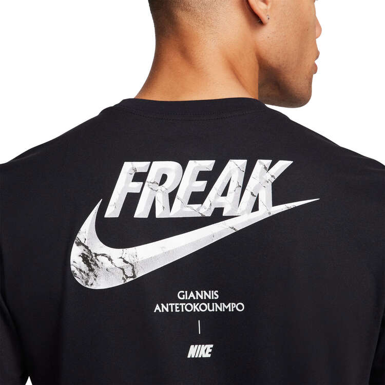 Nike Mens Giannis Antetokounmpo Dri-FIT Basketball Tee, Black, rebel_hi-res