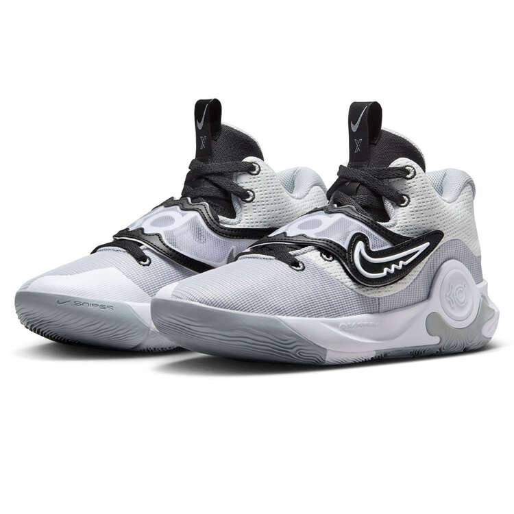 Nike KD Trey 5 X Basketball shoes, White/Black, rebel_hi-res