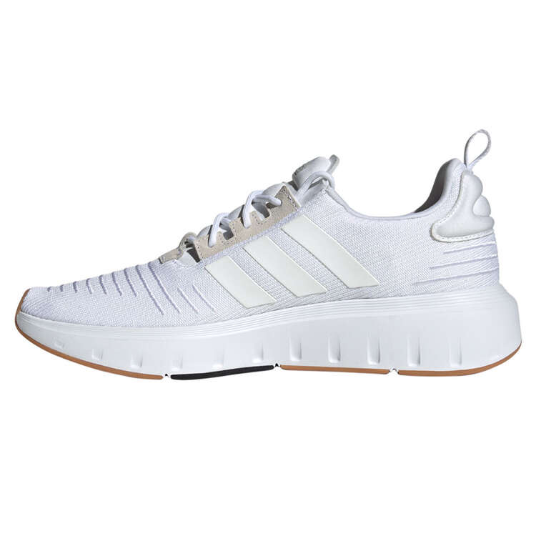 adidas Swift Run 23 Mens Casual Shoes, White/Gum, rebel_hi-res