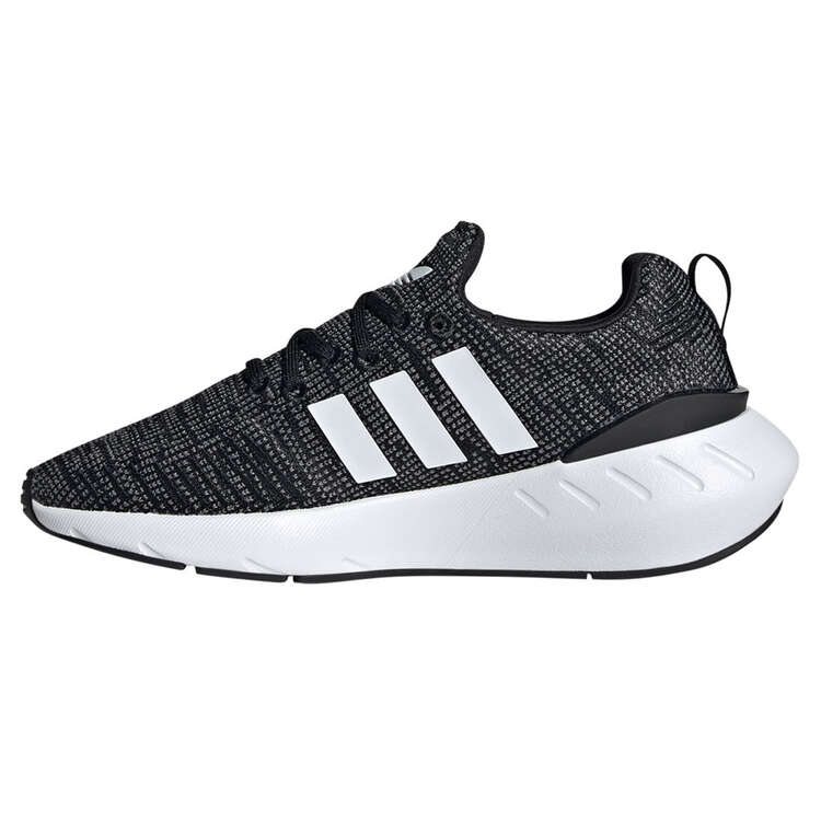 adidas Swift Run 22 GS Kids Running Shoes Black/White US 4, Black/White, rebel_hi-res