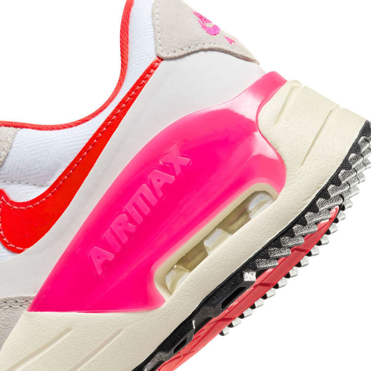 Nike Air Max SYSTM Womens Casual Shoes, White/Pink, rebel_hi-res
