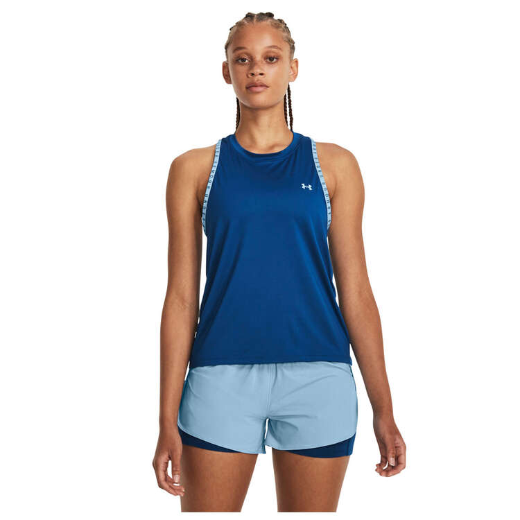 Under Armour Womens Knockout Novelty Tank Blue XS, Blue, rebel_hi-res