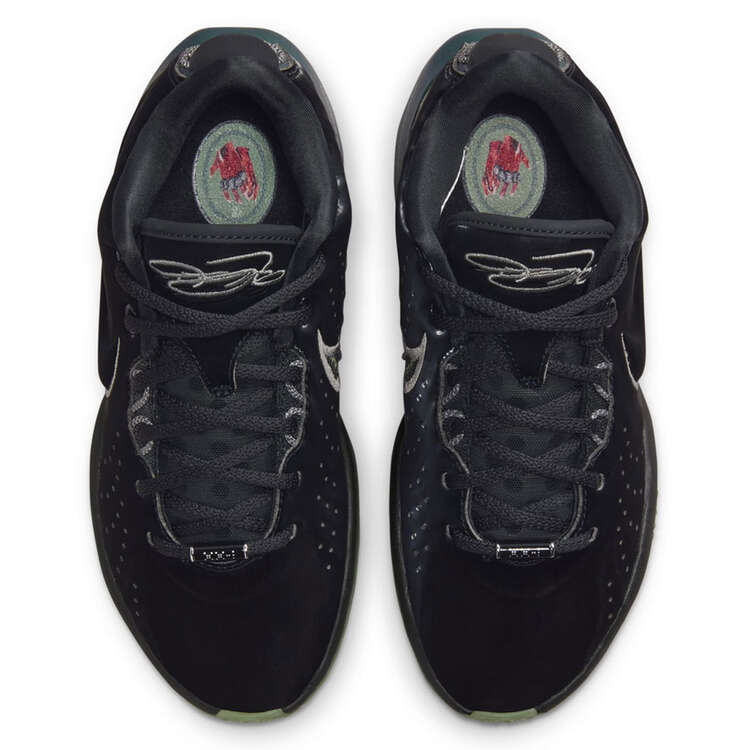 Nike LeBron 21 Tahitian Kids Basketball Shoes, Black/Grey, rebel_hi-res