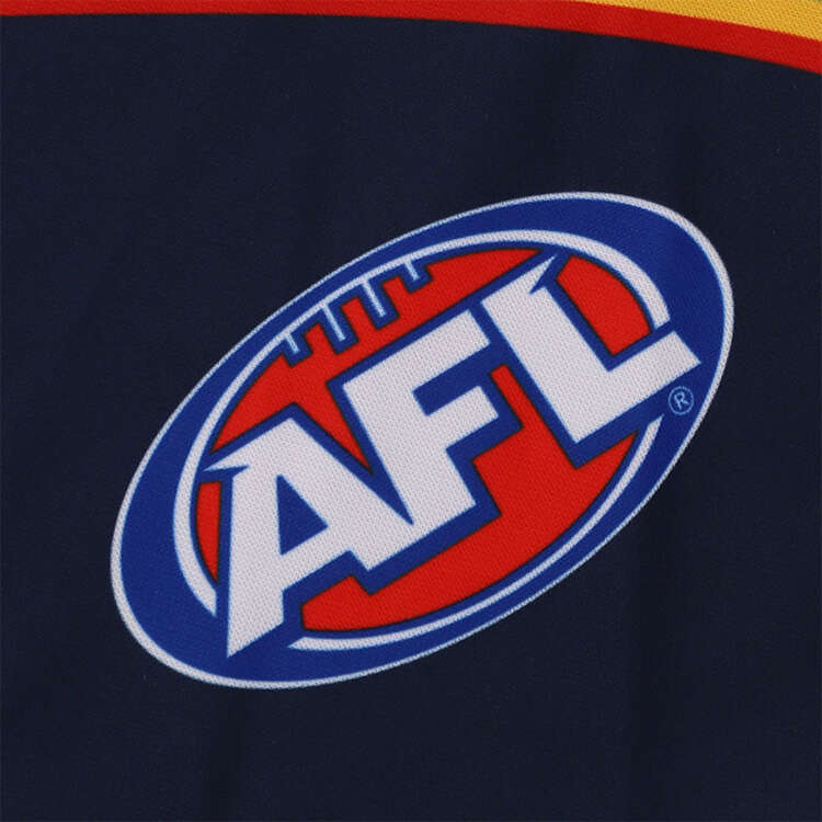 Adelaide Crows 2024 Mens Run Out Tee, Yellow, rebel_hi-res