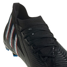 adidas Predator Edge .3 Football Boots, Black/White, rebel_hi-res