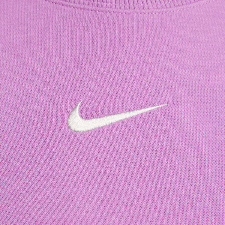 Nike Womens Sportswear Phoenix Fleece Oversized Crewneck Sweatshirt., Purple, rebel_hi-res