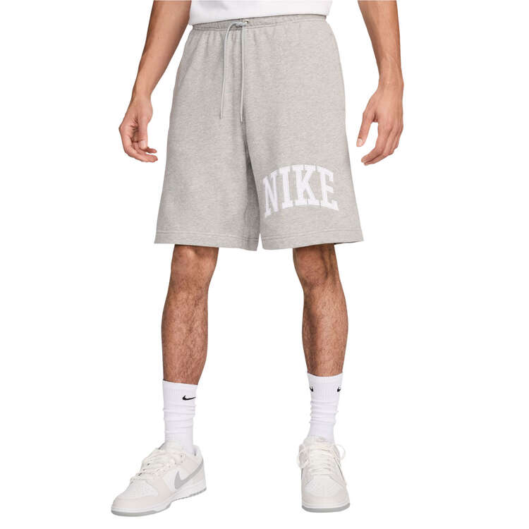 Nike Club Fleece Mens French Terry Shorts, Smoke, rebel_hi-res