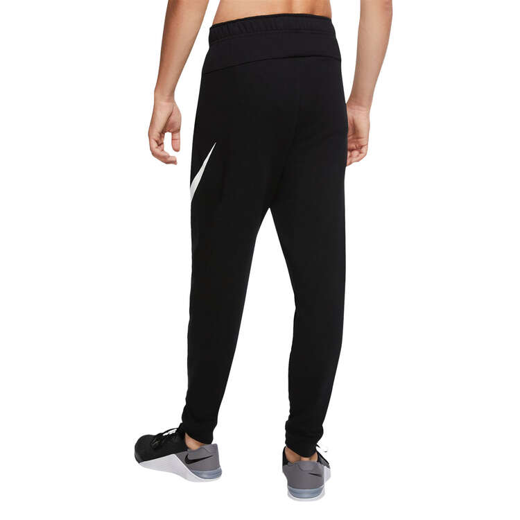 Nike Mens Dry Graphic Tapered Fitness Pants Black S, Black, rebel_hi-res