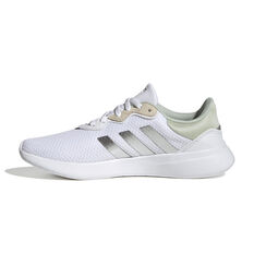 adidas QT Racer 3.0 Womens Casual Shoes, White/Silver, rebel_hi-res