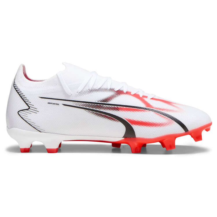 Puma Ultra Match Football Boots, White/Black, rebel_hi-res