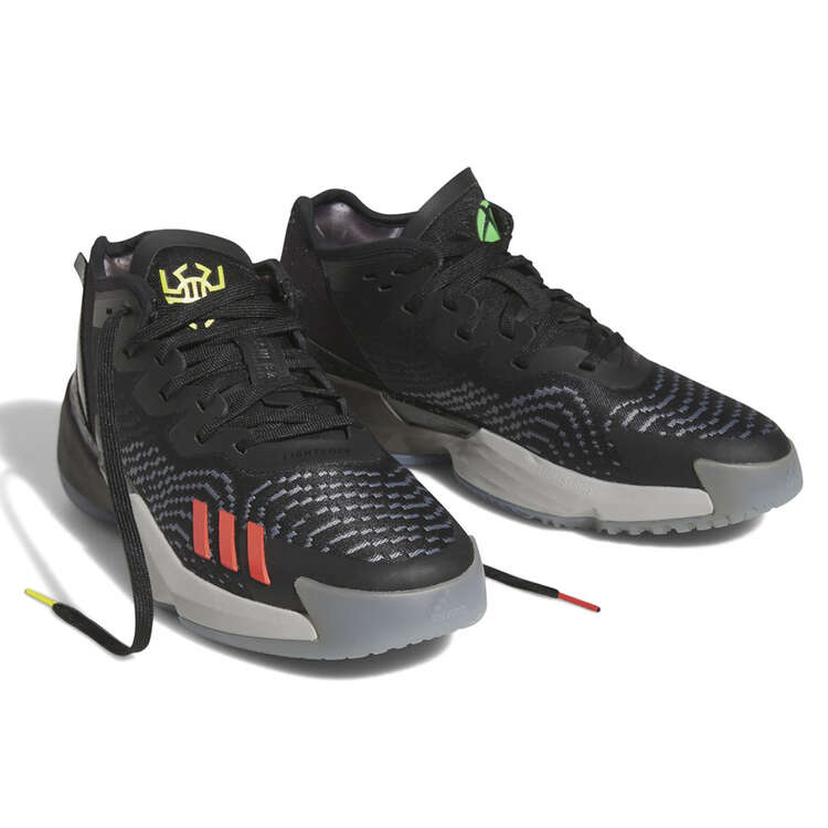 adidas D.O.N. Issue 4 x Xbox Basketball Shoes, Black, rebel_hi-res