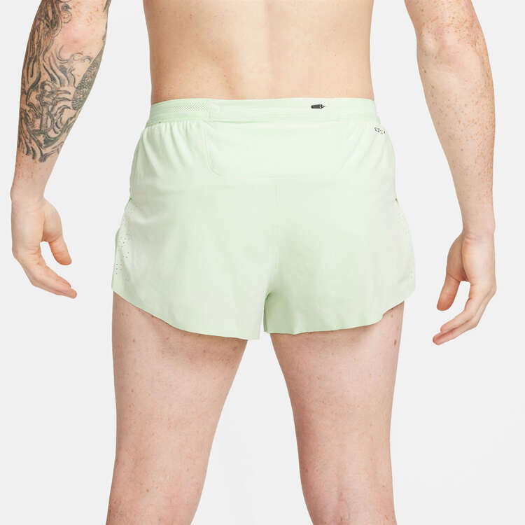 Nike Mens Dri-FIT ADV 2-inch Brief Lined Running Shorts, Lime, rebel_hi-res