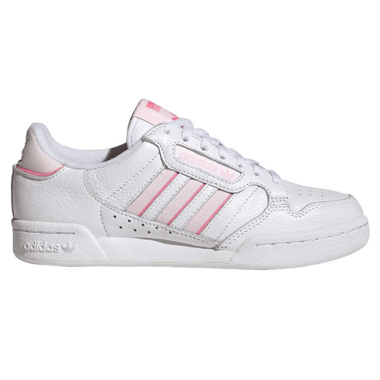 adidas Originals Continental 80 Womens Casual Shoes White/Pink US 6, White/Pink, rebel_hi-res