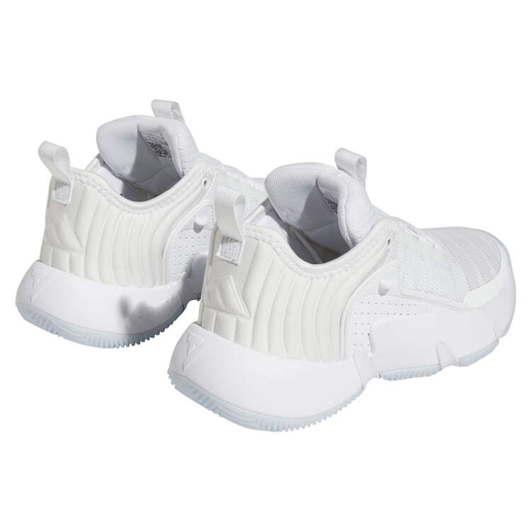 adidas Trae Unlimited GS Kids Basketball Shoes Grey/White US 4, Grey/White, rebel_hi-res
