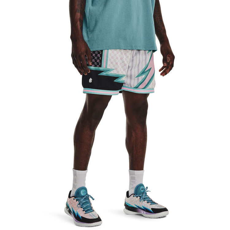 Under Armour Mens Curry Draft Day 8in Shorts, , rebel_hi-res