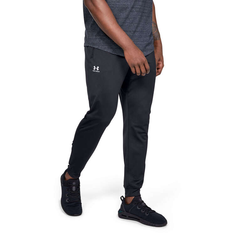 Under Armour Mens Sportstyle Tricot Track Pants, Black, rebel_hi-res