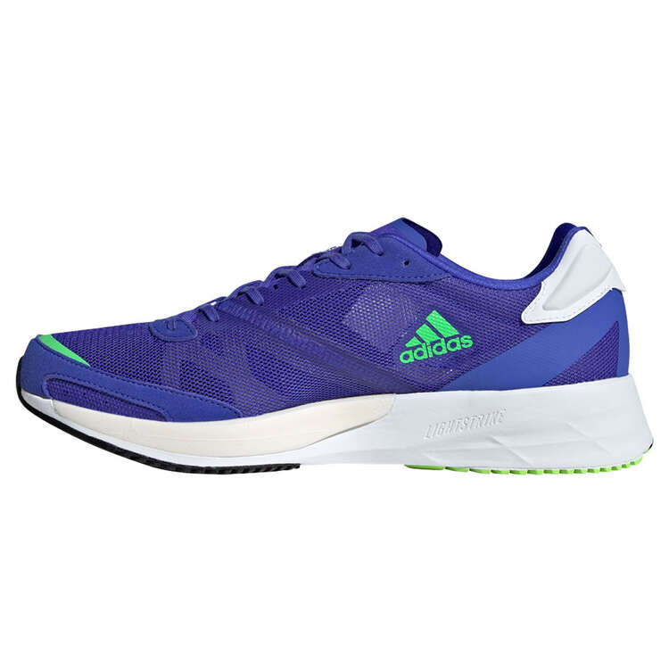 adidas Adizero Adios 6 Mens Running Shoes Blue/White US 7, Blue/White, rebel_hi-res