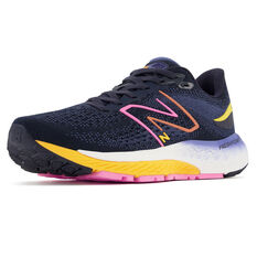 New Balance 880 v12 D Womens Running Shoes, Black/Yellow, rebel_hi-res