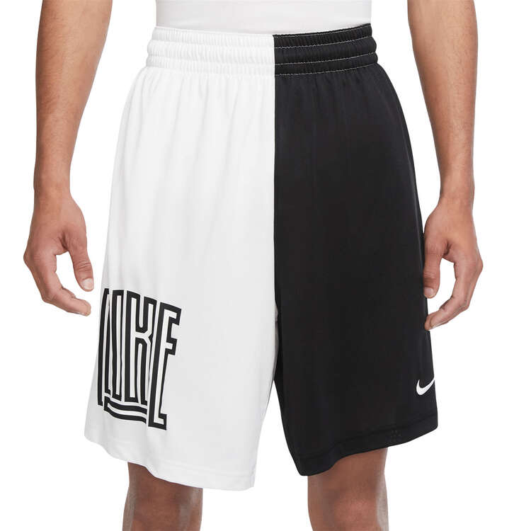 Nike Starting Five Mens Basketball Shorts, Black/White, rebel_hi-res