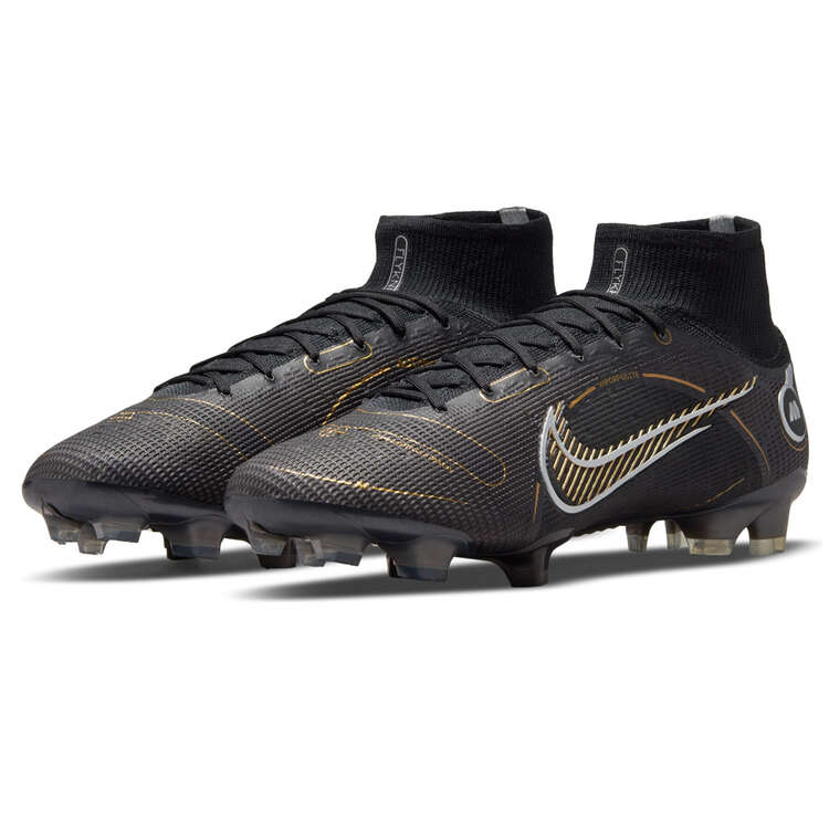 Nike Mercurial Superfly 8 Football Boots Black/Gold US Mens 6.5 / Womens 8 US 6.5 Womens 8 | Rebel Sport