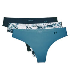 Under Armour Pure Stretch Thongs Blue XS, Blue, rebel_hi-res