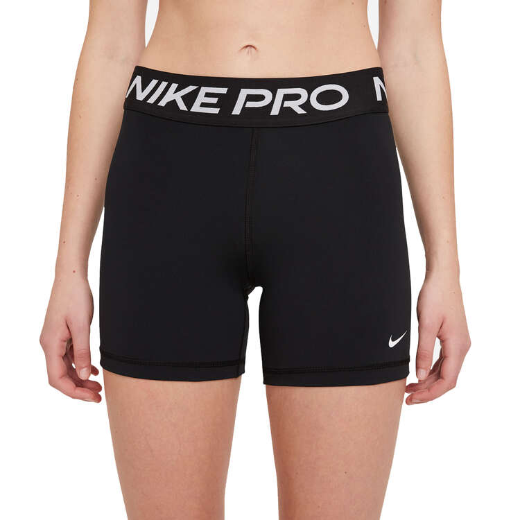 Nike Pro Womens 365 5in Shorts Black XS, Black, rebel_hi-res