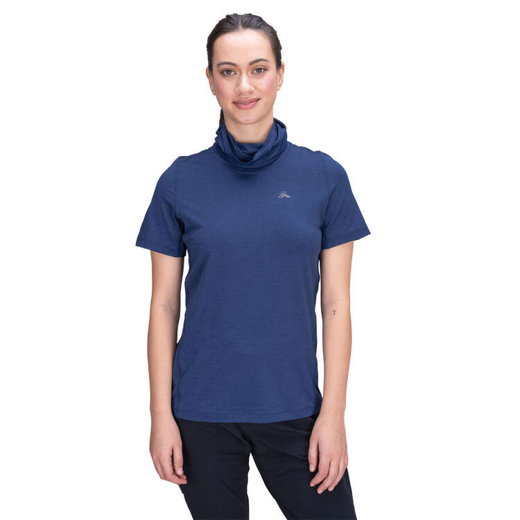 Macpac Women's brrr° Short Sleeve Shirt, , rebel_hi-res